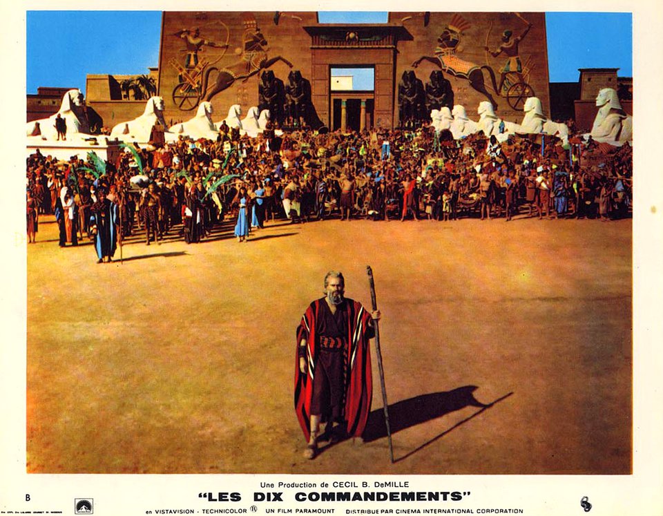 The Ten Commandments Original R1970s French Color Photo Set of 12