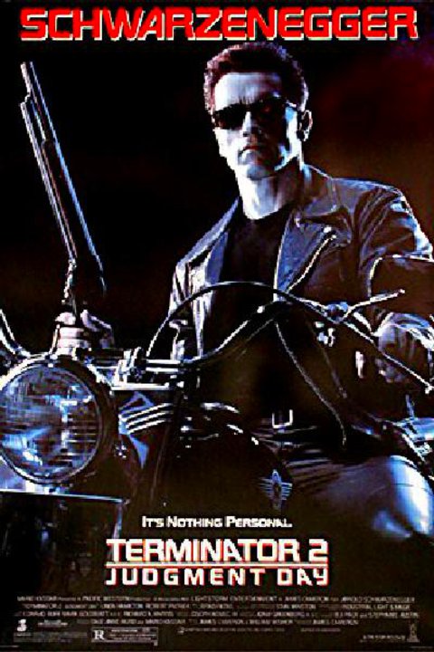 Terminator 2: Judgment Day Original 1991 U.S. One Sheet Movie Poster