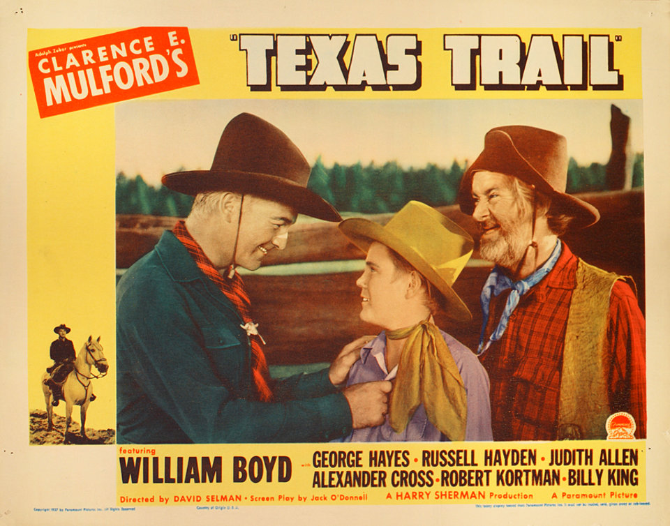 Texas Trail Original 1937 U.S. Scene Card