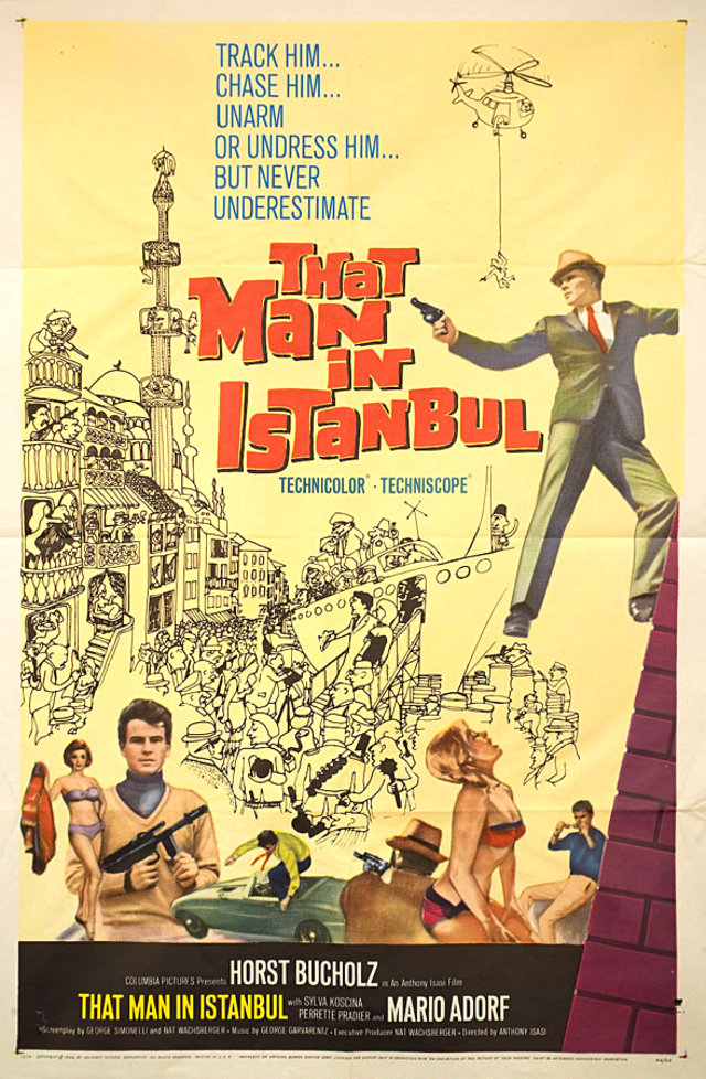 That Man in Istanbul Original 1966 U.S. One Sheet Movie Poster