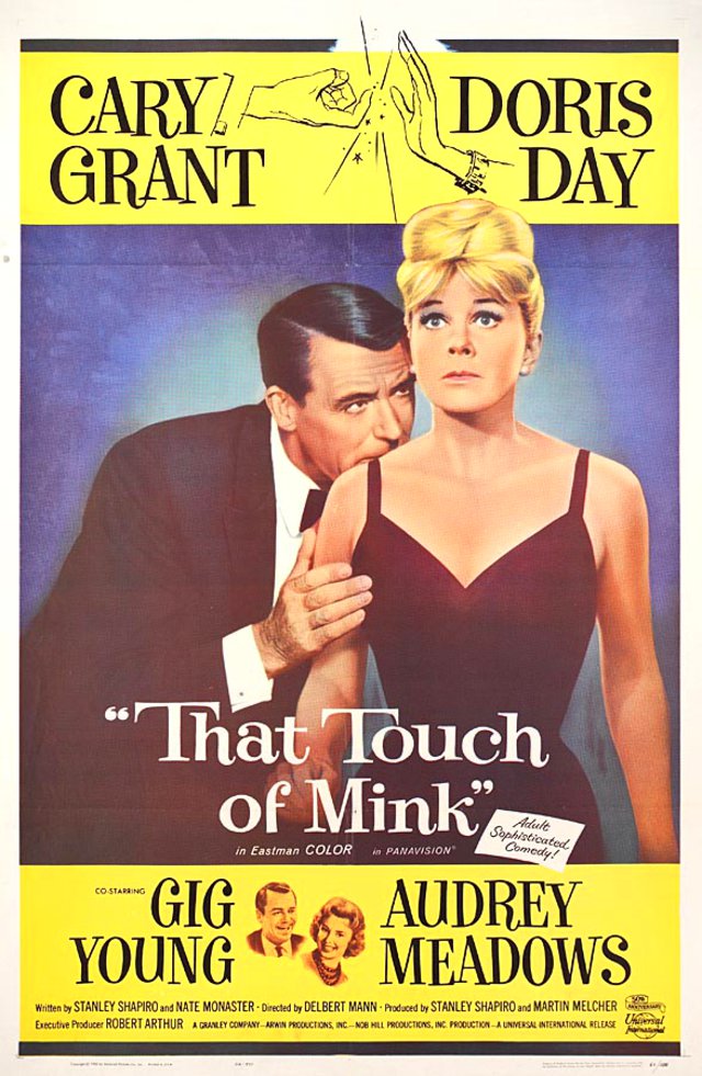That Touch of Mink Original 1962 U.S. One Sheet Movie Poster