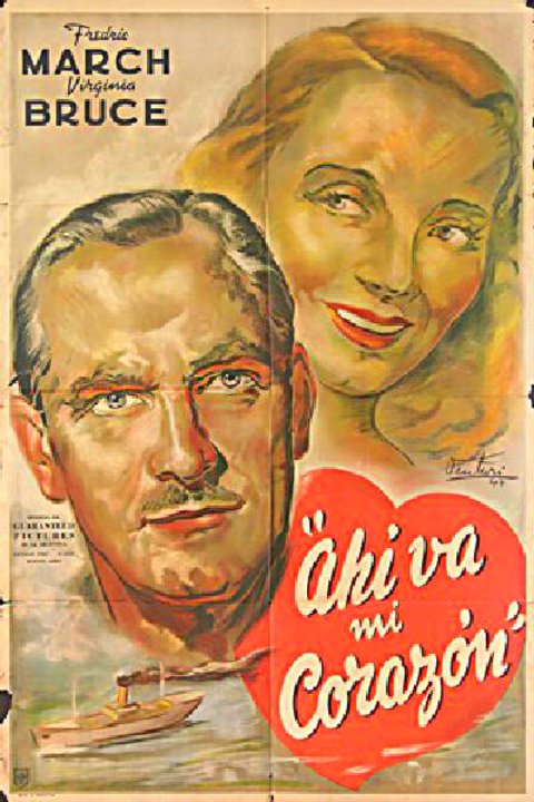 There Goes My Heart Original 1947 Argentine Movie Poster