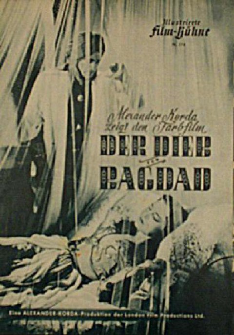 The Thief of Bagdad Original 1946 German Movie Program