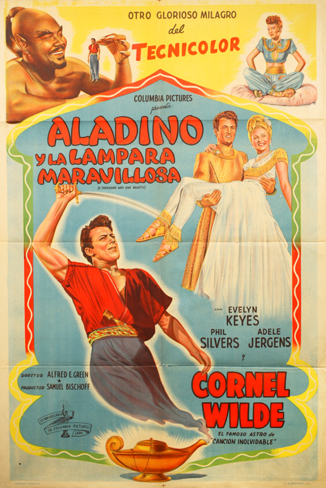 A Thousand and One Nights Original 1946 Argentine Movie Poster