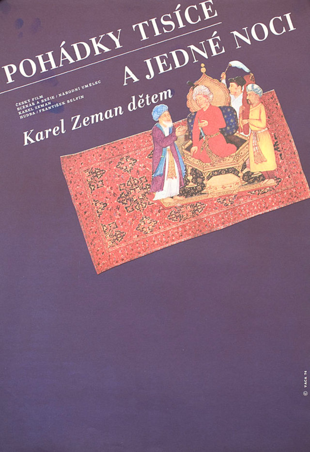 A Thousand and One Nights 1974 Czech A3 Poster