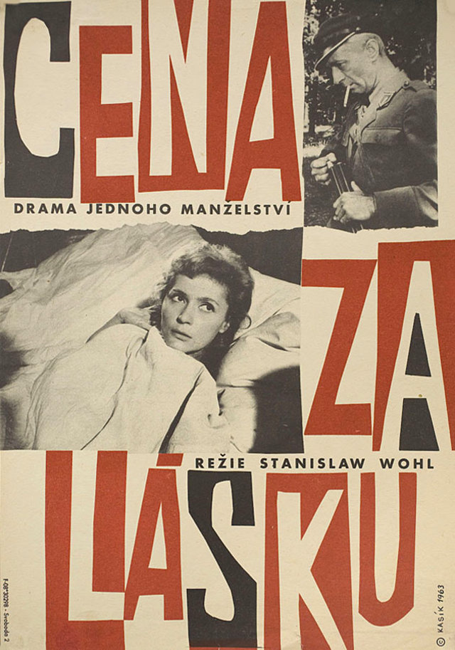 Three and the Forest Original 1962 Czech A3 Movie Poster