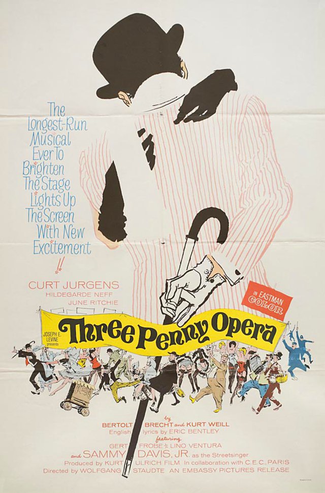 The Threepenny Opera Original 1963 U.S. One Sheet Movie Poster