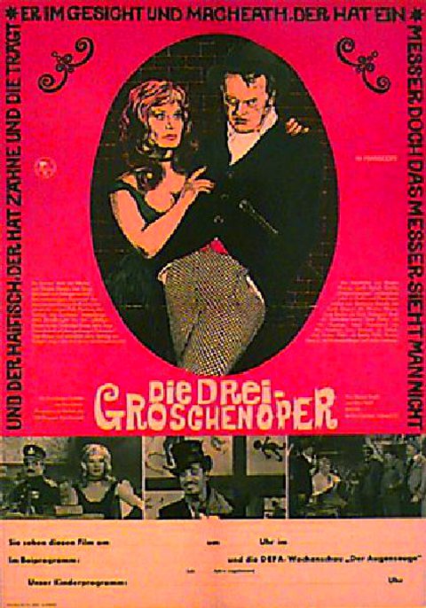 The Threepenny Opera Original 1963 East German A2 Movie Poster