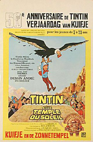 Tintin and the Temple of the Sun (1969) Original Movie Posters