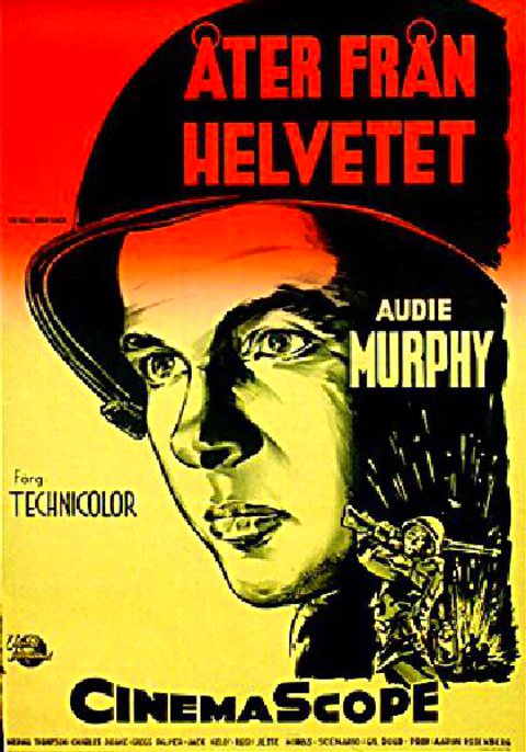 To Hell and Back Original R1963 Swedish B1 Movie Poster