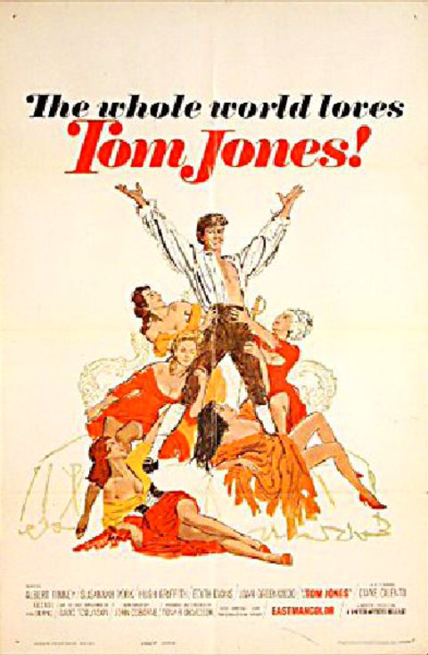 Tom Jones Original 1963 U.S. One Sheet Movie Poster