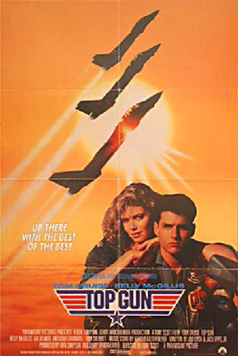 Top Gun Original 1987 U.S. One Sheet Movie Poster