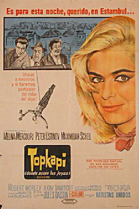 Topkapi Original 1964 Argentine Movie Poster