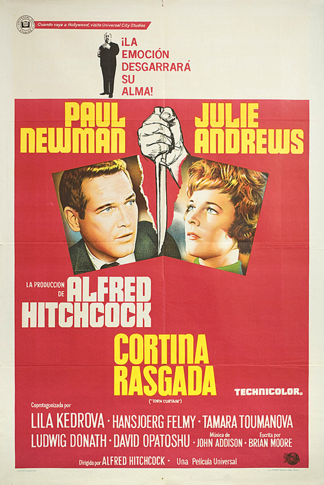 Torn Curtain 1966 Argentine Poster