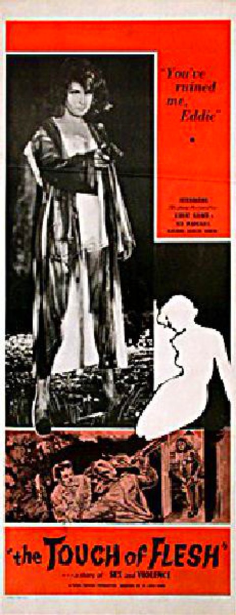 The Touch of Flesh Original 1960 U.S. Insert Movie Poster