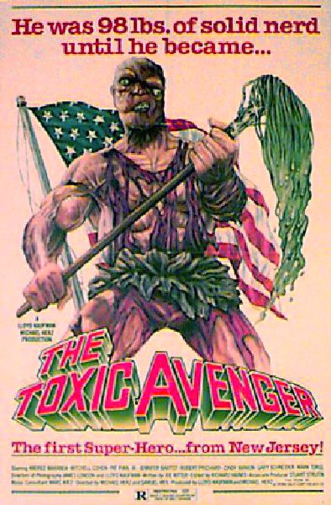 The Toxic Avenger Original 1985 U.S. One Sheet Movie Poster