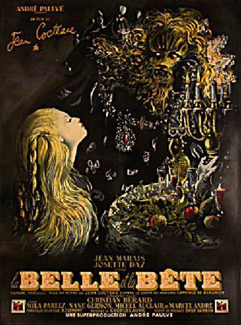 La belle et la bete Original 1946 French Grande Movie Poster