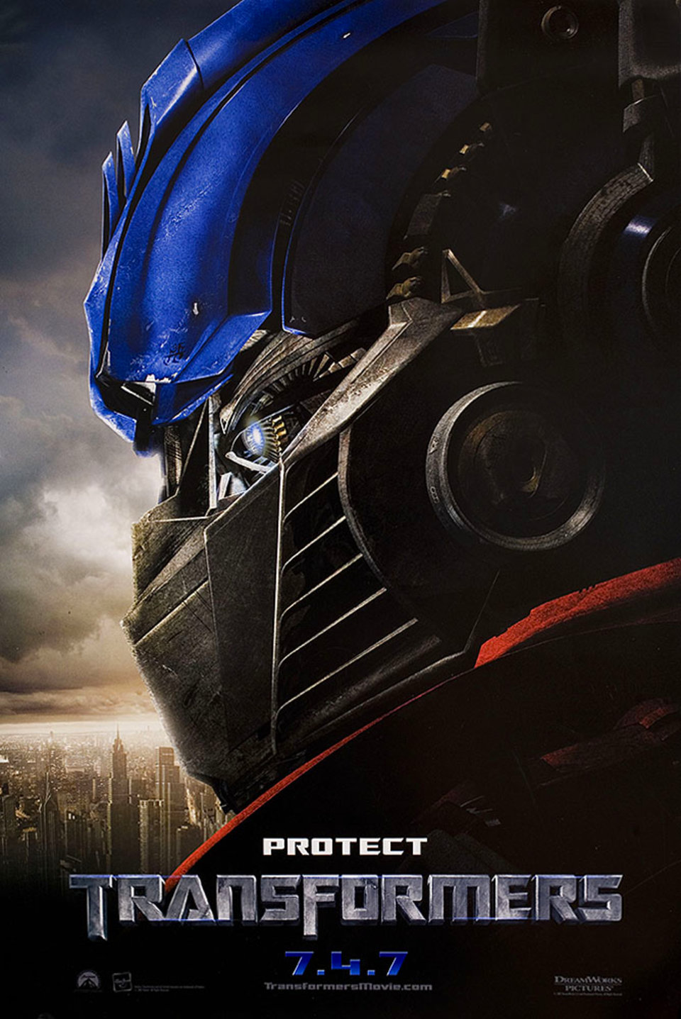 Transformers Original 2007 U.S. Mini Movie Poster