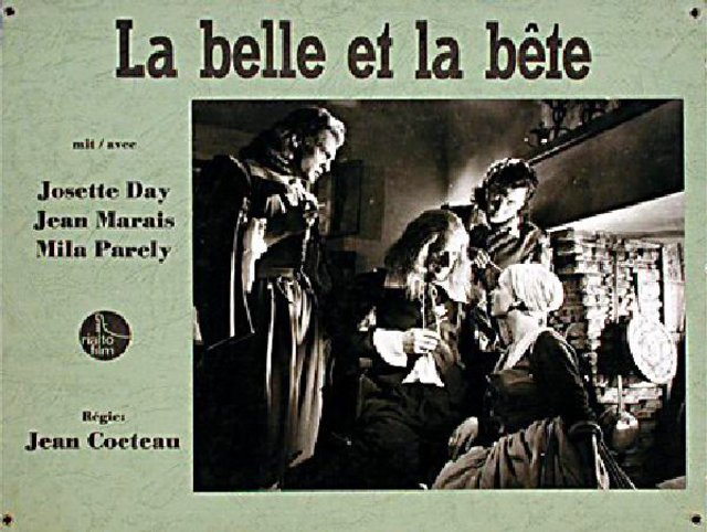 La belle et la bete Original 1946 French Silver Gelatin Single-Weight Photo