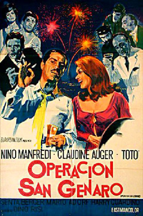 The Treasure of San Gennaro Original 1967 Argentine Movie Poster