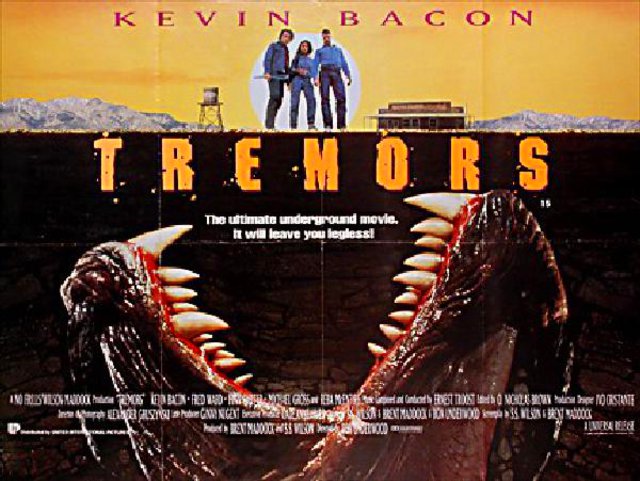 Tremors Original 1990 British Quad Movie Poster