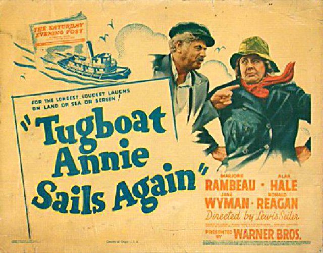 Tugboat Annie Sails Again Original 1940 U.S. Title Card
