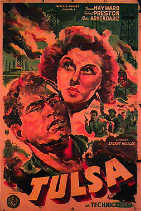 Tulsa Original 1950 Argentine Movie Poster