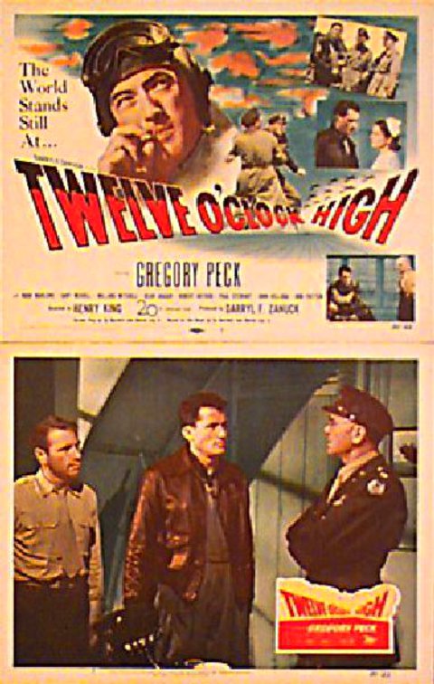 Twelve O'Clock High Original 1950 U.S. Lobby Card Set