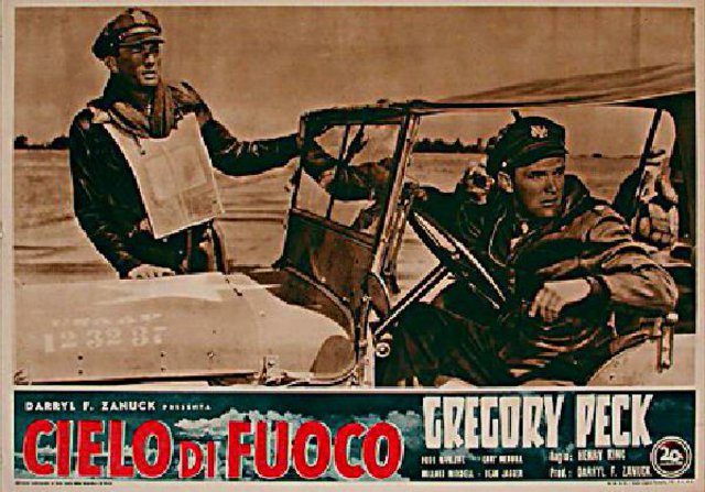 Twelve O'Clock High Original 1950 Italian Fotobusta Movie Poster