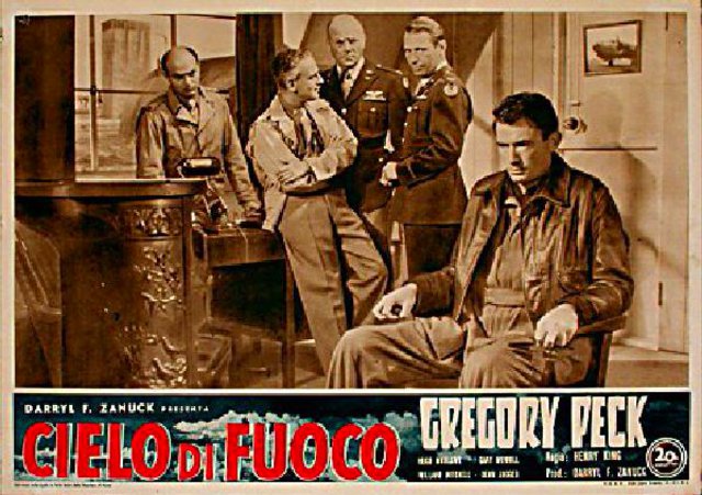 Twelve O'Clock High Original 1950 Italian Fotobusta Movie Poster
