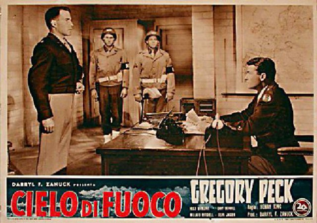 Twelve O'Clock High Original 1950 Italian Fotobusta Movie Poster