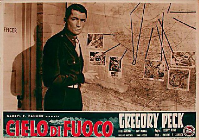 Twelve O'Clock High Original 1950 Italian Fotobusta Movie Poster