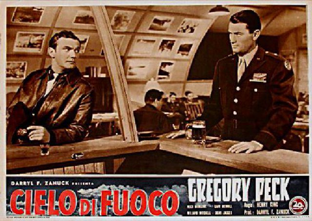 Twelve O'Clock High Original 1950 Italian Fotobusta Movie Poster