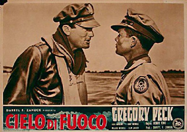 Twelve O'Clock High Original 1950 Italian Fotobusta Movie Poster