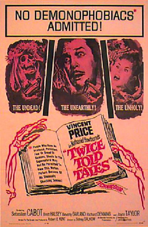 Twice-Told Tales Original 1963 U.S. One Sheet Movie Poster