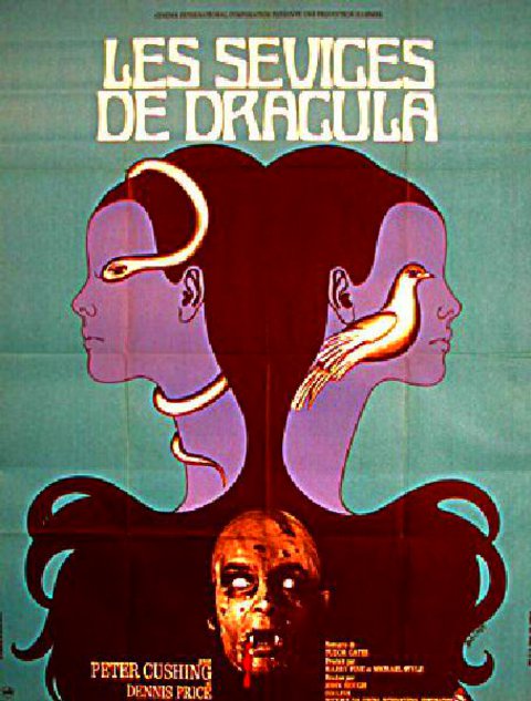 Twins of Dracula Original 1973 French Grande Movie Poster