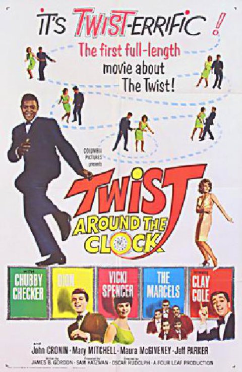 Twist Around the Clock Original 1961 U.S. One Sheet Movie Poster