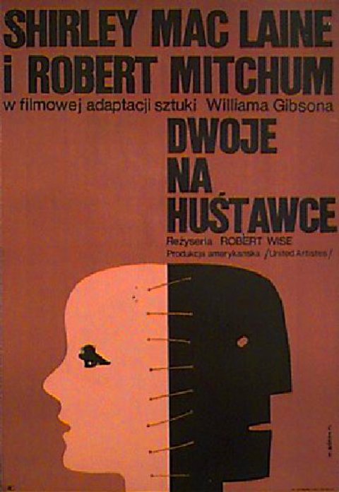 Two for the Seesaw Original 1971 Polish A1 Movie Poster
