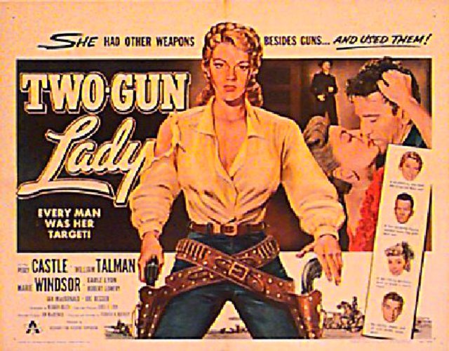 Two-Gun Lady Original 1953 U.S. Half Sheet Movie Poster