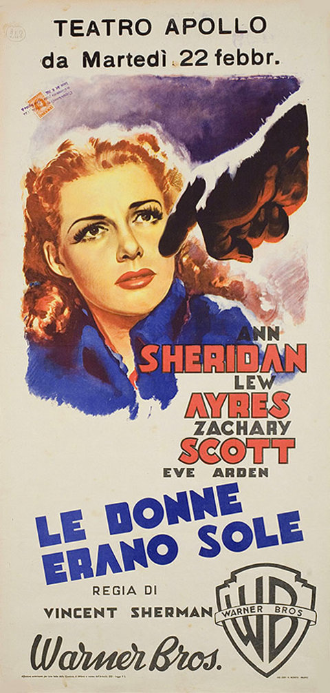 The Unfaithful Original 1940s Italian Locandina Movie Poster