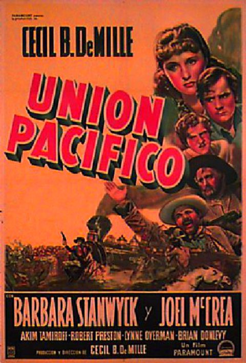 Union Pacific Original 1939 Argentine Movie Poster