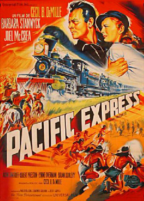 Union Pacific Original R1950s French Grande Movie Poster