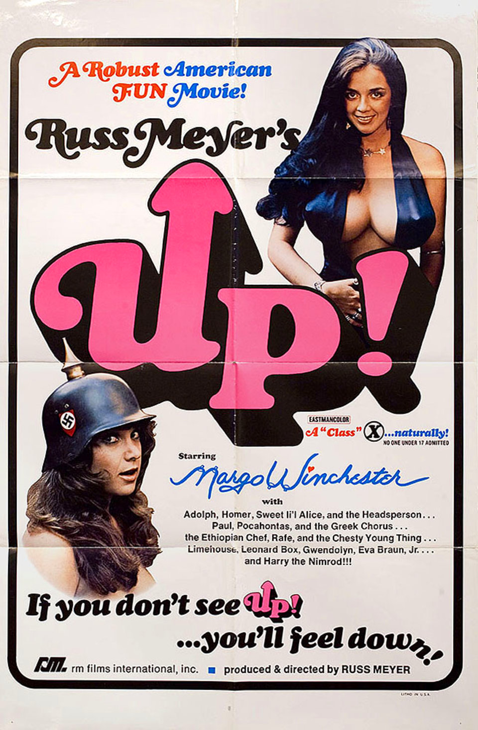Up! Original 1976 U.S. One Sheet Movie Poster