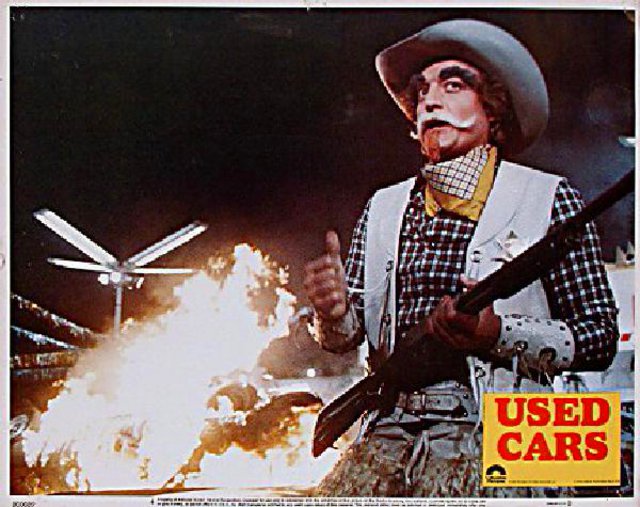 Used Cars Original 1980 U.S. Scene Card