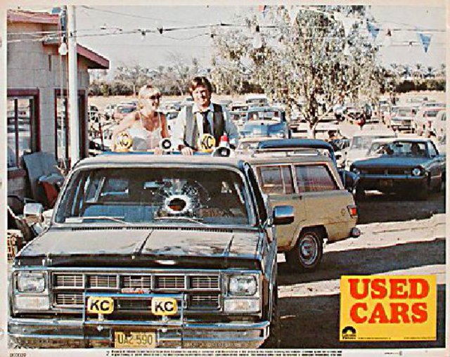 Used Cars Original 1980 U.S. Scene Card
