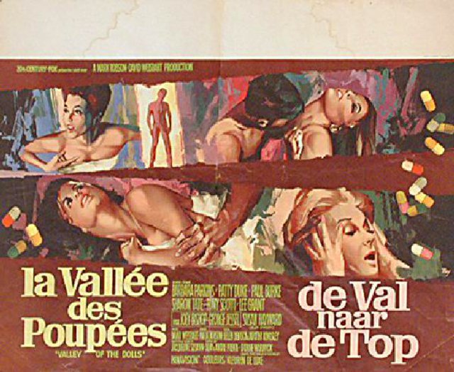 Valley of the Dolls Original 1967 Belgian Movie Poster