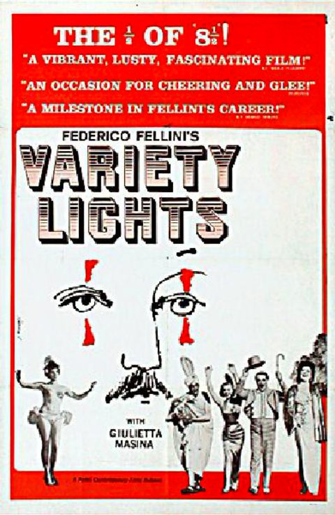 Variety Lights Original R1960s U.S. One Sheet Movie Poster