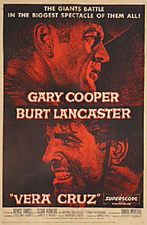 Vera Cruz Original 1954 U.S. One Sheet Movie Poster