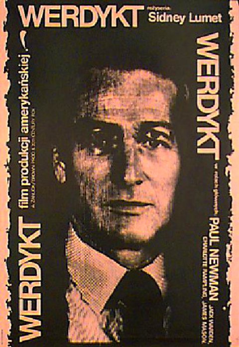 The Verdict Original 1984 Polish B1 Movie Poster