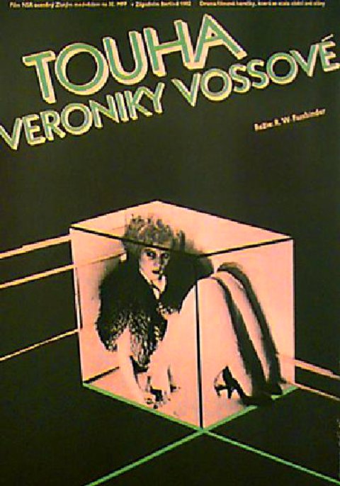 Veronika Voss Original 1988 Czech A1 Movie Poster